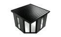 WPC-Gartenhaus MUNICH | Anthrazit | Pultdach | Wandstärke 28mm | 300x300cm