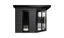 WPC-Gartenhaus MUNICH | Anthrazit | Pultdach | Wandstärke 28mm | 300x300cm