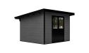 WPC-Gartenhaus AUGSBOURG | Pultdach | Wandstärke 28mm | 302.9X287.9cm