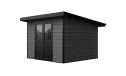 WPC-Gartenhaus AUGSBOURG | Pultdach | Wandstärke 28mm | 302.9X287.9cm