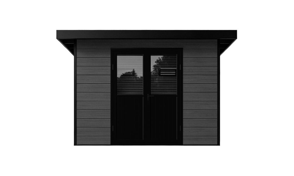 WPC-Gartenhaus AUGSBOURG | Pultdach | Wandstärke 28mm | 302.9X287.9cm