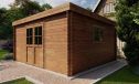 Gartenhaus Jonzac 18 |Flachdach | Kesseldruckimprägniert | 28mm | 432x382cm