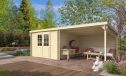 Gartenhaus mit Schleppdach Moussy | Flachdach | 580x292cm