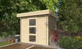 Gartenhaus LIMA | Flachdach| 28mm | 215x215cm