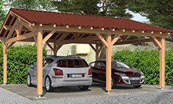 Satteldach-Carport