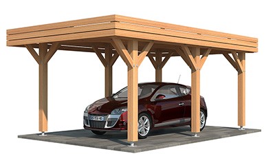 Carport Ononis aus Douglasienholz
