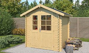 Gartenhaus Ardennes Wandstarcke 34mm