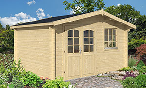 Gartenhaus Californie 44 Wandstarcke 44mm