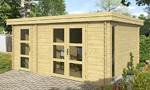 Gartenhaus Hazebrouck 28 Wandstarcke 28mm
