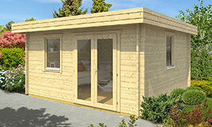 Gartenhaus Lacanau 44 Wandstarcke 44mm