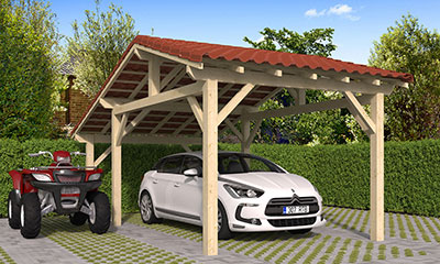 Einzelcarport Vincennes 18B