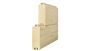 Blockbohle mit 44 mm Wandstärke