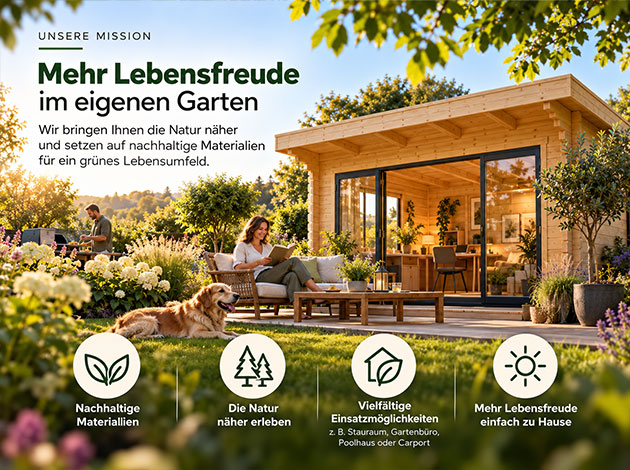 Gartenhaus aus Holz von Akeliagarden