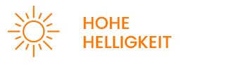 Hohe Helligkeit