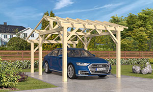 Carport aus Holz
