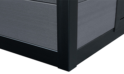Unterbau aus Aluminium