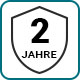 Die Garantiedauer beträgt 2 Jahre, jeweils ab dem entsprechenden Kaufdatum.